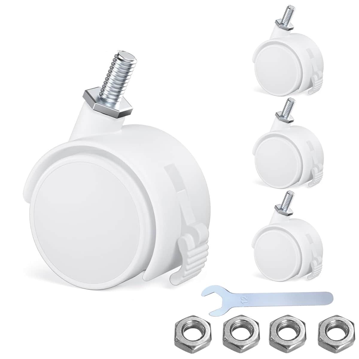 デスクキャスターホワイト