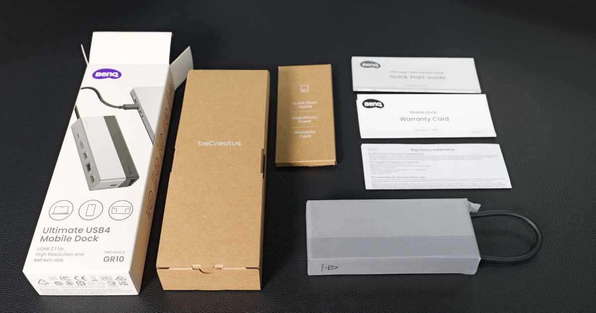 BenQ beCreatus GR10同梱品