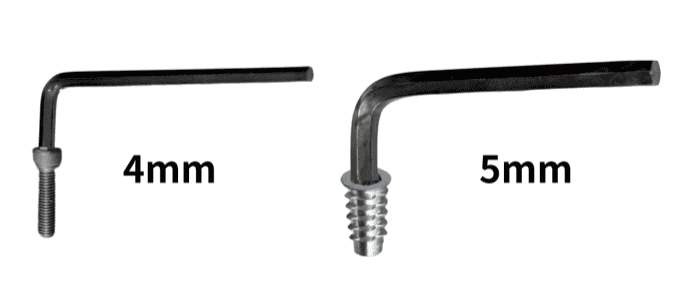 FlexiSpot用 六角レンチサイズ