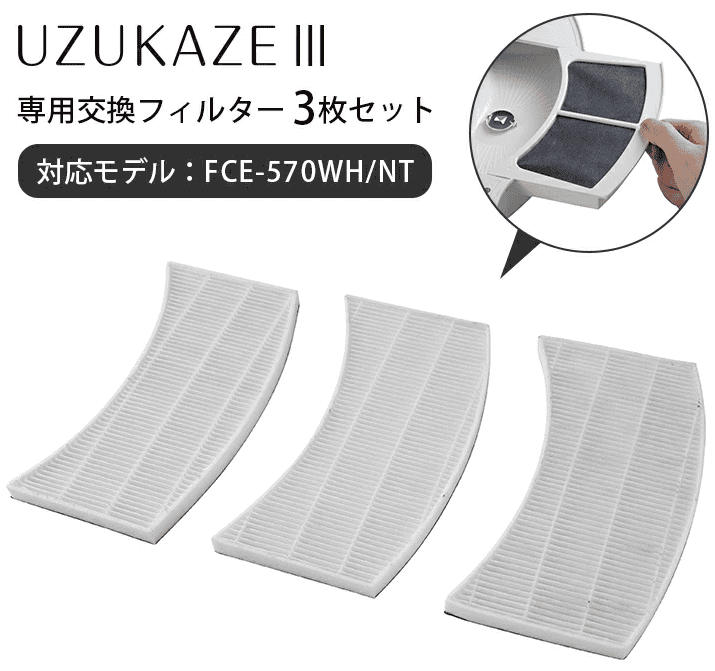 UZUKAZE3専用 交換フィルターセット