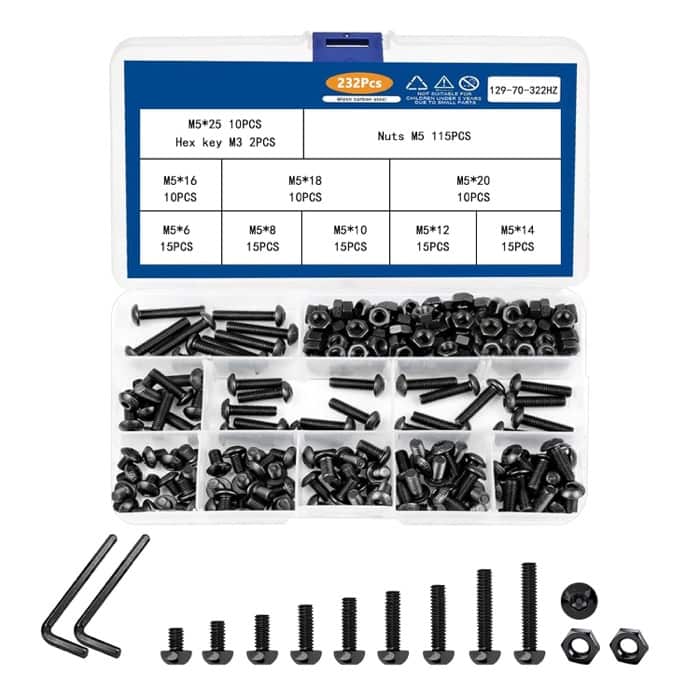 YOWIN 内六角穴付きボルトセット
