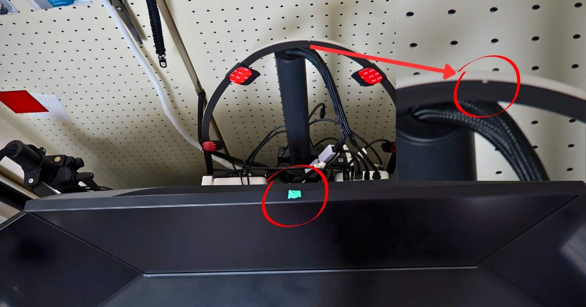 Philips Hue PCライトリボン モニター位置