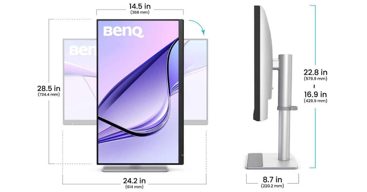 BenQ MA270S サイズ