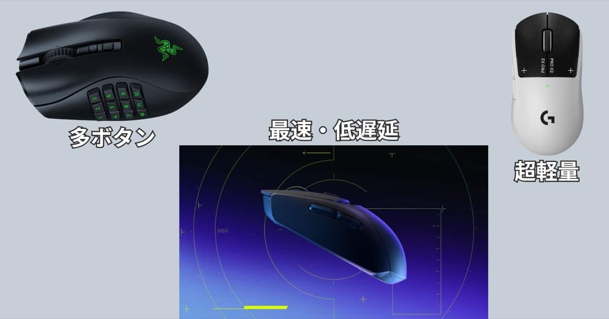 ゲーミングマウス特徴