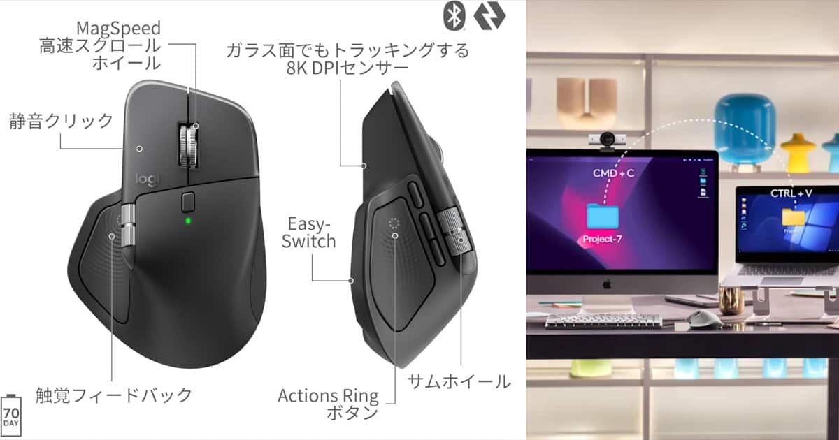 ハイエンドマウス特徴