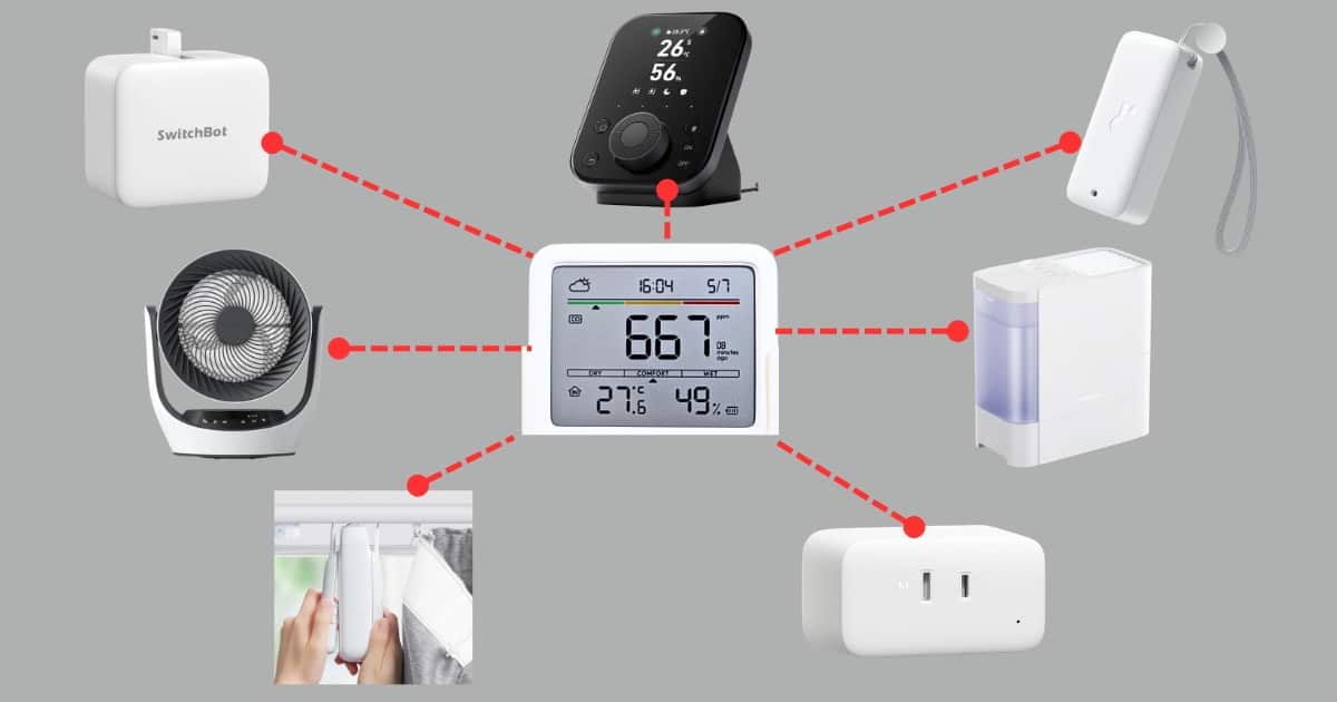 SwitchBot CO2センサー 他デバイスと連携