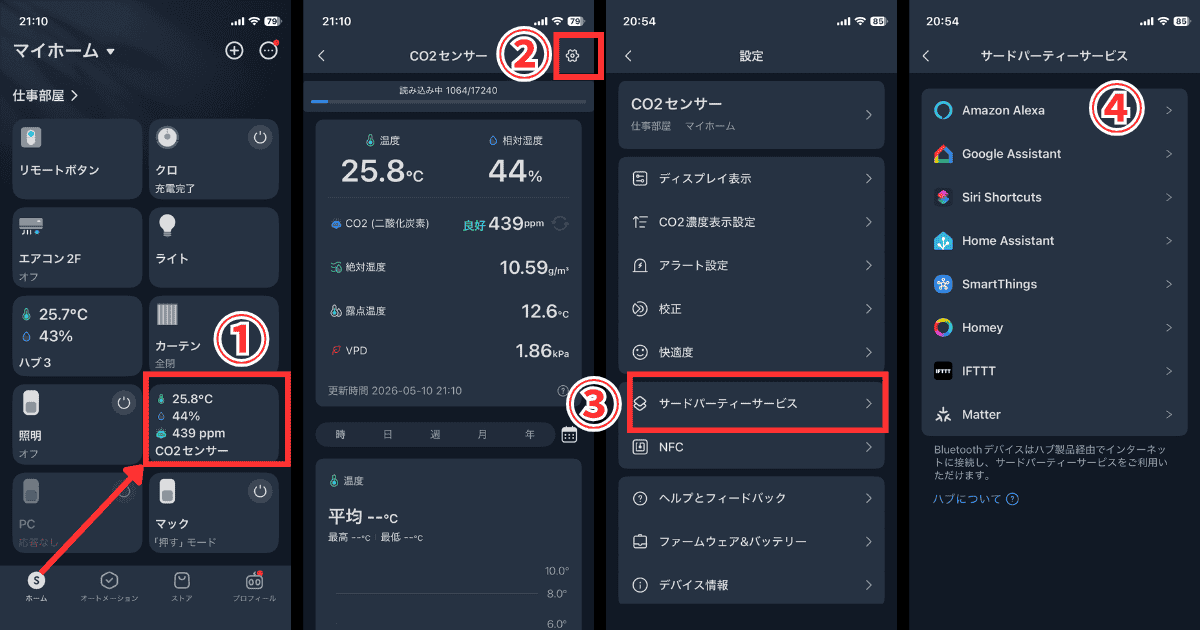 SwitchBot CO2センサー アレクサ連携